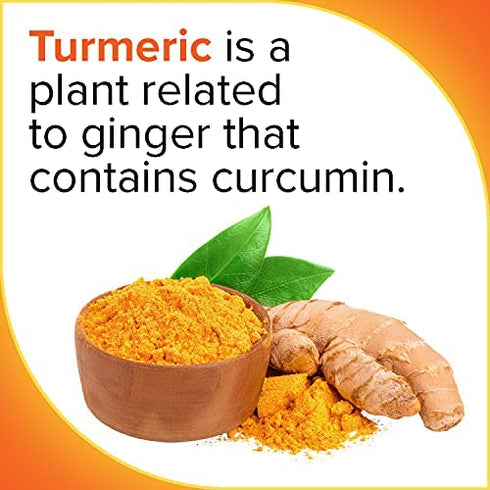 Qunol Turmeric Curcumin Gummies 500 mg Delicious Gummy Supplements Helps Support an Active Lifestyle, Orange, 60 Count