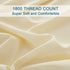 Shilucheng Bed Sheets Set Microfiber 1800 Thread Count Percale Super Soft and Comforterble 16 Inch Deep Pockets - 4 Piece (California King, Ivory)