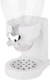 Zevro /GAT101C Indispensable Dry Food Dispenser, Single Control, White/Chrome