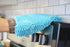 Evriholder Sophisti-Clean Stainless Steel Multipurpose Mitt, Blue