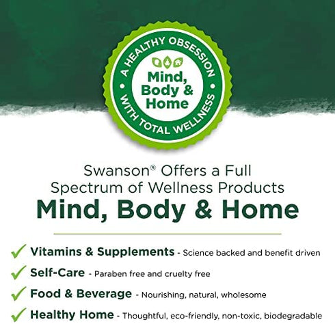 Swanson Boron from Albion - Boroganic Glycine Supplement Supporting Joint Health & Bone Health - High Absorption Formula May Support Overall Balance - (60 Capsules, 6mg Each)