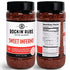 Sweet Inferno Seasoning and Rub | Smoky Sweet Dry Rub Spices for Salmon, Hamburgers, Steak, Chicken, Pork, Brisket, Ribs and Veggies | Rockin' Rubs, 4.5 oz