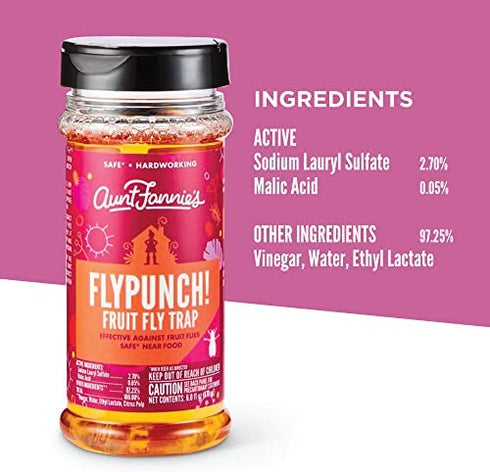 Aunt Fannie's FlyPunch, for Indoor Fruit Fly Use (1-Pack)