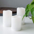 Eldnacele Flameless Flickering Waterproof Outdoor Candles with 10-Key Remote, All Weather Battery Operated LED Pillar Candles, Heat Resistant Plastic Candles Indoor Outdoor Lanterns D3"xH4" 5" 6