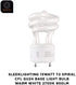 SleekLighting 13Watt T2 Spiral CFL GU24 Light Bulb Base 2700K 900lm -UL Approved,Compact Fluorescent -Warm White Light 4pack