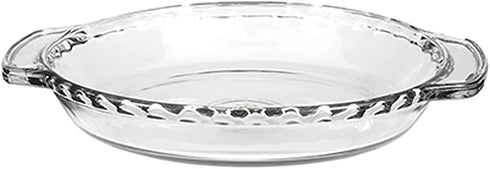 Anchor Hocking Oven Basics 9.5-Inch Deep Pie Plate, Clear, 1 Piece,81214L11