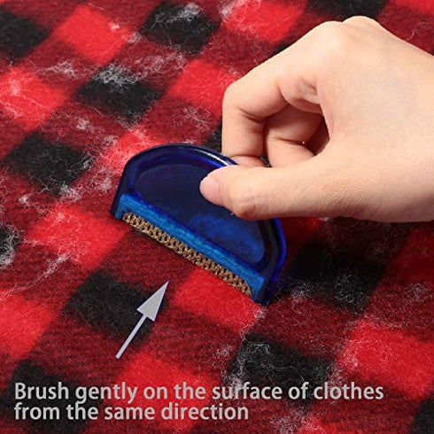 2 Pieces Cashmere Fine Wool Clothes Sweater Combs and Sweater Fabric Shaver, Multi-Fabric Garments De-Pilling De-Fuzzing Lint Fuzz Balls Cleaning Tools to Remove Pills, Fuzz and Lint from Clothes