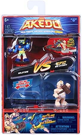 Akedo Ultimate Arcade Warriors Versus Pack - Wildtide Vs Big Stinky