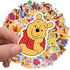 Winnie The Pooh Stickers| 50pcs PVC Waterproof Cute Disney Vinyl Decals Stickers Piglet Eeyore Pooh Bear Tigger Stickers Gift for Teen Boy and Girls DIY Laptop Notebook Water Bottle Suitcases Phone