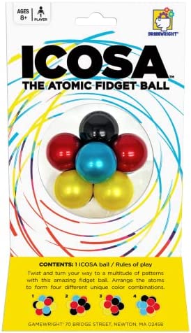 Brainwright - ICOSA - The Atomic Fidget Ball - Twist, Turn, Fidget!