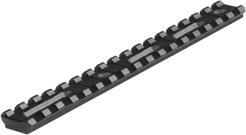 Lion Gears BridgeMount Rail Tactical Picatinny Rail, 7" Long with 17 Slots, BM17S, Black