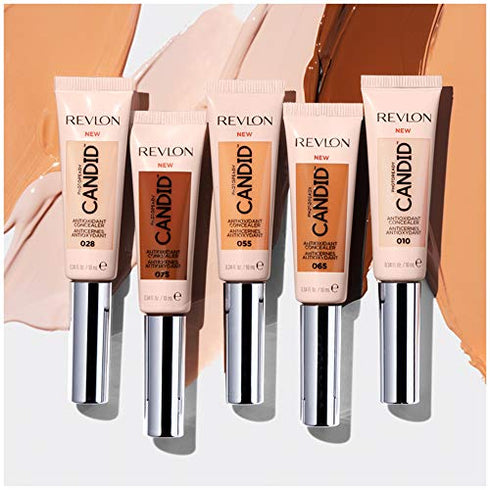Revlon PhotoReady Candid Concealer, with Anti-Pollution, Antioxidant, Anti-Blue Light Ingredients, without Parabens, Pthalates and Fragrances; Banana.34 Fluid Oz