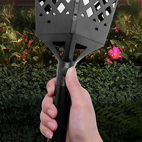 Dancing Tiki Light 42'' Height, Outdoor Solar Powered Torch Light, Waterproof Dancing Flame, Decorative for Gardens, Pathways, Deck, Fence, Flowerbeds, No Wires or Electricity Needed - 1 Pack
