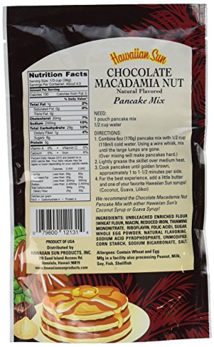 Hawaiian Chocolate Macadamia Nut Pancake Mix From Hawaii