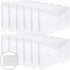EOOUT 12pcs Plastic Envelopes, Clear Folders, Expandable Gusset and Plastic Waterproof Envelope with Snap Button Closure, Letter Size, A4 Size, for School and Office Suppiles