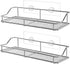SMARTAKE 2-Pack Shower Caddy, Wall Mounted Rustproof Bathroom Shelf with Adhesive, No Drilling Strong Shower Racks, Stainless Steel Storage Organizers for Kitchen Toilet Dorm (13 Inches), Silver