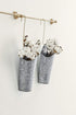 Mkono Galvanized Metal Wall Planter Farmhouse Wall Vase Planters Decor for Succulents or Herbs, Rustic Wall Hanging Planters Flowers Holder Country Rustic Home Wall Decor Set of 2, Silver, Small