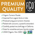 Organic Turmeric Root Powder w/ Curcumin | Lab Tested for Purity | 100% Raw from India | 8oz/226g Resealable Kraft Bag | by FGO