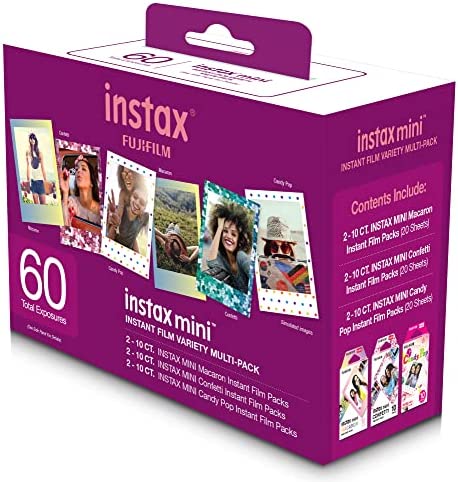 Fujifilm Instax Mini Variety Film Value Pack 60 Count