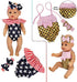 Windolls 10 Sets 14-16 Inch Baby Doll Clothes Dress Outfits Headbands Accessories fits New Born 43cm Baby Doll, 15 inch Baby Doll, 18 Inch Doll