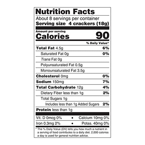 Dare Breton Gluten Free Crackers, Original with Flax, 4.76 Ounce,Pack of 1