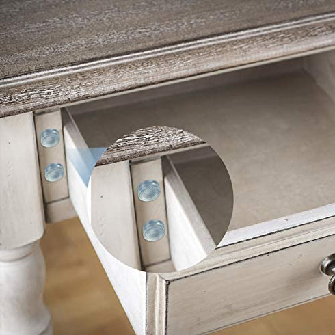 Glass Table Top Bumpers Clear Rubber Table Glass Bumper with Stem 5 Size Clear Anti Slip Pads Non Adhesive Glass Table Rubber Grippers for Table Furniture Cabinet (150 Pieces)