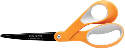 Fiskars 8 Inch Non-stick Titanium Softgrip Scissors