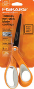 Fiskars 8 Inch Non-stick Titanium Softgrip Scissors