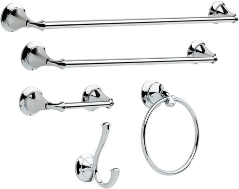 DELTA Linden Toilet Paper Holder, Polished Chrome, Bathroom Accessories, 79450 11 x 4.5 x 3.25 Inches