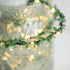Kitstar 100LEDs Green Garland Tiny Leaf Vine String Light Timer Function Wedding Party Christmas Holiday New Year Patio Decoration 33ft, Battery Operated, UL588 Approved