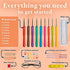 BeCraftee Crochet Hooks Kit - 31 Piece Set with 9 Ergonomic Hook Sizes, 6 Yarn Needles, Additional Knitting & Crochet Supplies and Carrying Case?