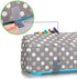 Luxja Dust Cover Compatible with Cricut Explore Air and Explore Air 2, Dust Cover with Back Pockets, Gray Dots