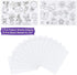 Hysagtek 158 Pcs Shrinky Sheets Kits for Shrinky Dinks, Including 17 Pcs Heat Shrink Plastic Sheets Shrinky Art Paper, 140 Pcs Keychains Accessories, Hole Punch for Kids Craft Christmas Ornaments