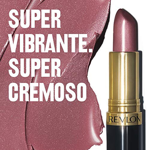 Revlon Super Lustrous Lipstick, High Impact Lipcolor with Moisturizing Creamy Formula, Infused with Vitamin E and Avocado Oil in Mauves & Trends, Blushing Mauve (460) 0.15 oz