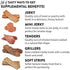 Dogswell Jerky Skin and Coat – Mini Salmon Jerky Dog Treats with Dog Skin & Coat Support (4 oz. Salmon)