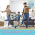IPIDIPI TOYS Skip It Ankle Toy Retro Skipit Toy Hopper Ball for All Ages - Improve Coordination, Get Exercise The Fun Way - Playground Ball with Adjustable Rope Length for Kids of All Heights