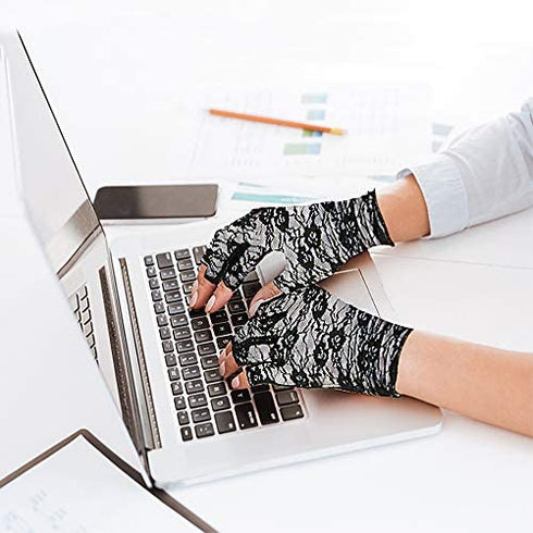 Classy Pal Compression Gloves for Arthritis, Typing Gloves for Hand Pain Relief