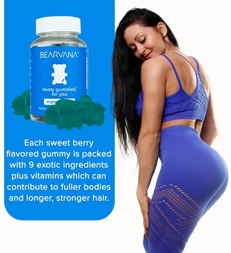 BEARVANA Gummies for You Herbal Blue - Supplement for Women - Delicious Berry Gummy Pills - 60 Gummies