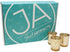 Just Artifacts 2.75-Inch Speckled Mercury Glass Votive Candle Holders (12pcs, Gold)
