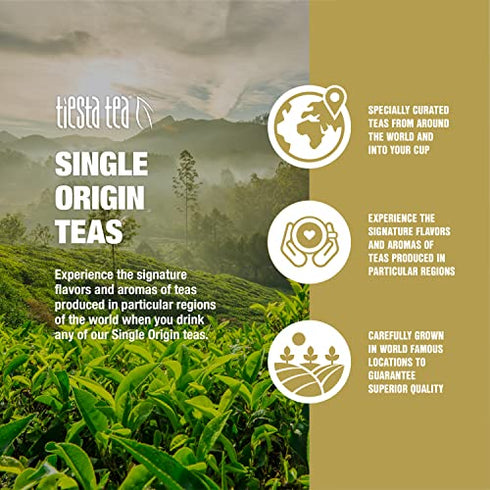 Tiesta Tea - Ceylon Orange Pekoe Black Tea, Loose Leaf Black Tea, High Caffeine, Hot & Iced Tea, 3 oz Tin - 50 Cups, Single Origin Premium Black Loose Leaf Tea from Sri Lanka, 100% Pure Unblended
