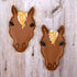 Sweet Cookie Crumbs Farm Animal Cookie Cutter, Stainless Steel (Horse Head)