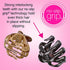 Scunci by Conair No-Slip Grip Hair Claw Clips, Octopus Clip, Claw Hair Clip in Black & Tortoise, Packaging May Vary, 2 Pack