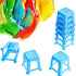 8 Pieces Canvas Stands Paint Stands for Painting Mini Canvas Feet Risers Canvas Support Stands for Fluid Acrylic Pouring Paint Supplies (Blue)