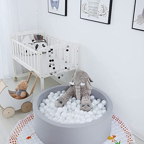 GOGOSO Ball Pit Balls for Kids ,100pcs Plastic Balls Crush Proof Baby Play Ball BPA Free Non-Toxic 2.15 Inch Pit Ball for Kids Birthday Party Pool Tent Party Favors Bath Playpen