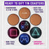 Jumant Gaming Coasters Set - Man Cave Decor - Video Game Room Decor - Gamer Room Decor - Gaming Room Decor - Gamer Gifts - Gaming Decor - Cool Coasters