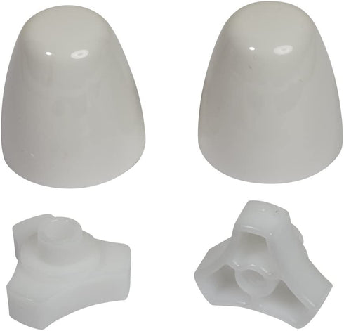 American Standard 7381148-200.0200A Bolt Cap Kit, EZ Install Toilets-White