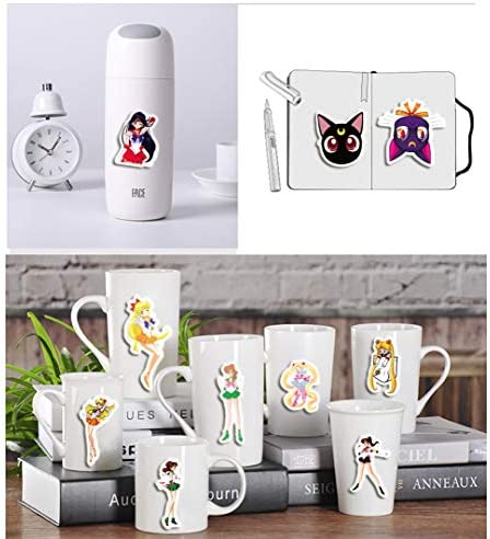 101Pc Cute Girl Vinyl Stickers Decals, Waterproof Stickers for Laptop Water Bottle Bike Skateboard Luggage Computer Hydro Flask Toy Snowboard. Gifts for Kids Girls Teens