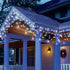 Toodour LED Icicle Lights, 360 LED, 29.5ft, 8 Modes, Window Curtain Fairy Lights with 60 drops, Led Christmas Lights, Icicle Fairy Twinkle Lights for Party, Holiday, Wedding Decorations (Pure White)