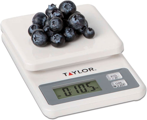 Taylor Precision Products Compact Digital Scale (White)