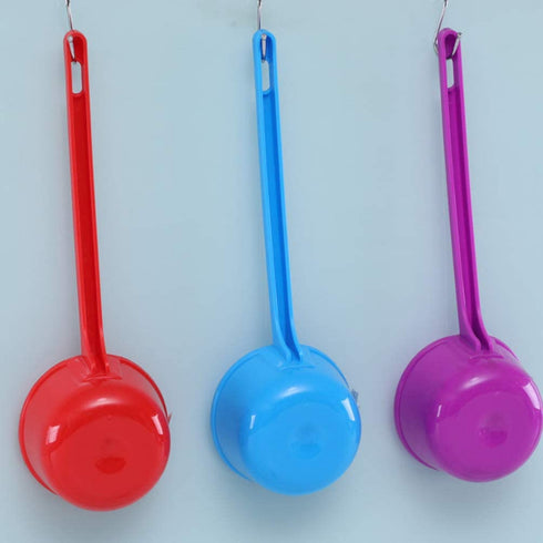 Cabilock 3PCS Water Ladle Plastic Kitchen Accessories Bathroom Water Scoop Cup Bathing Ladle Container Large Ladles Bath Spoon Home Essential